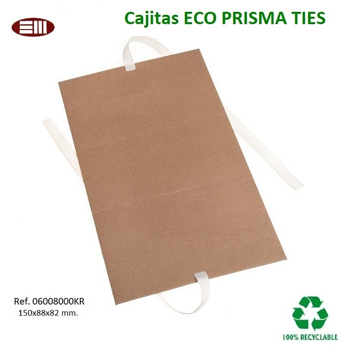 Caja Eco Prisma TIES universal 150x88x82 mm.